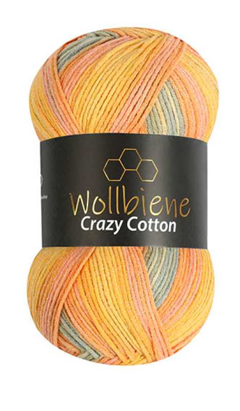 Wollbiene Crazy Cotton Batik Farbverlaufswolle 100gr