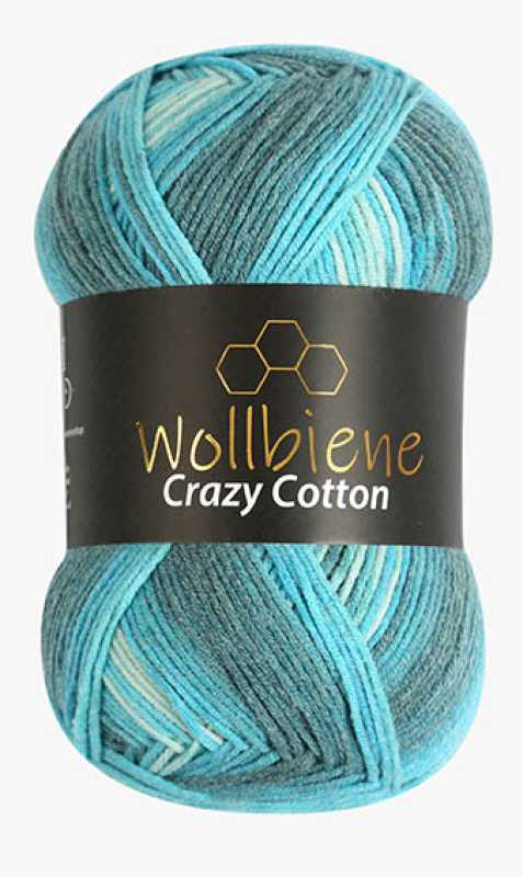 Wollbiene Crazy Cotton Batik Farbverlaufswolle 100gr