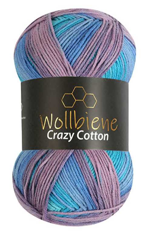 Wollbiene Crazy Cotton Batik Farbverlaufswolle 100gr
