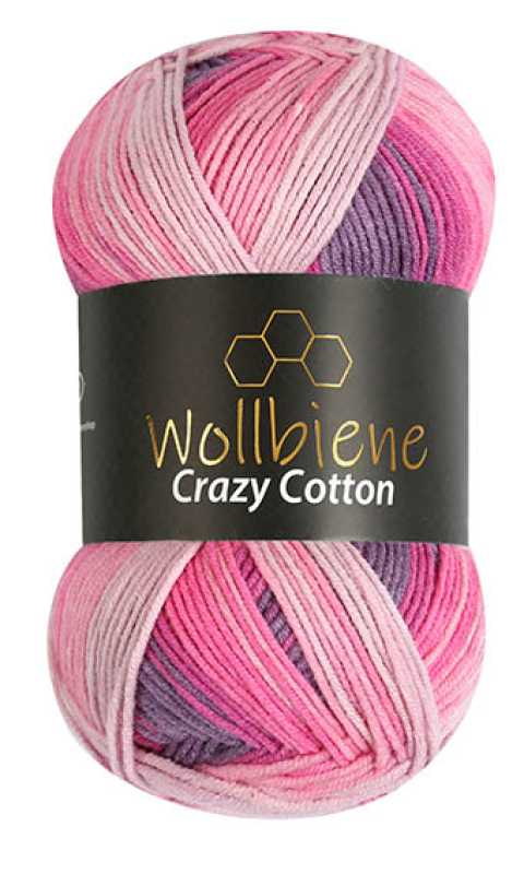 Wollbiene Crazy Cotton Batik Farbverlaufswolle 100gr