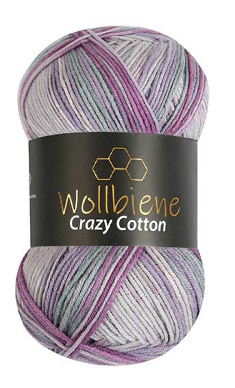 Wollbiene Crazy Cotton Batik Farbverlaufswolle 100gr