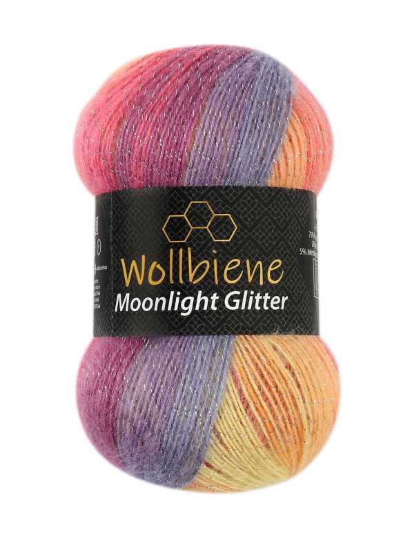 Moonlight Glitter Batik Gradient Yarn 100g