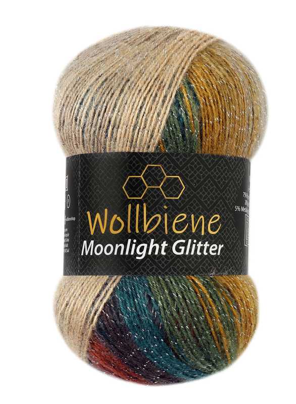 Moonlight Glitter Batik Gradient Yarn 100g