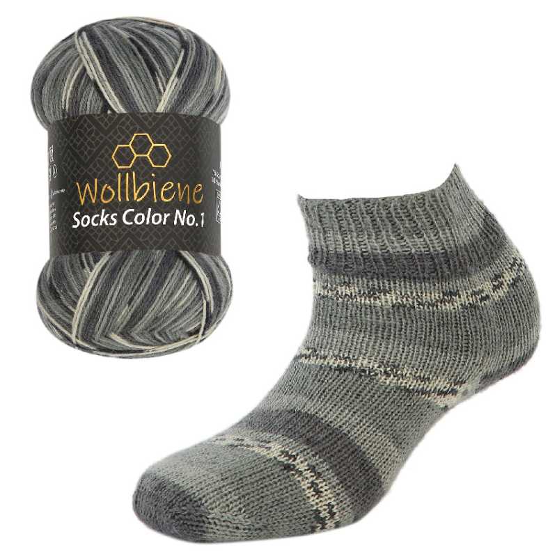 Wollbiene Socks Color Sockenwolle 100gr 4fach