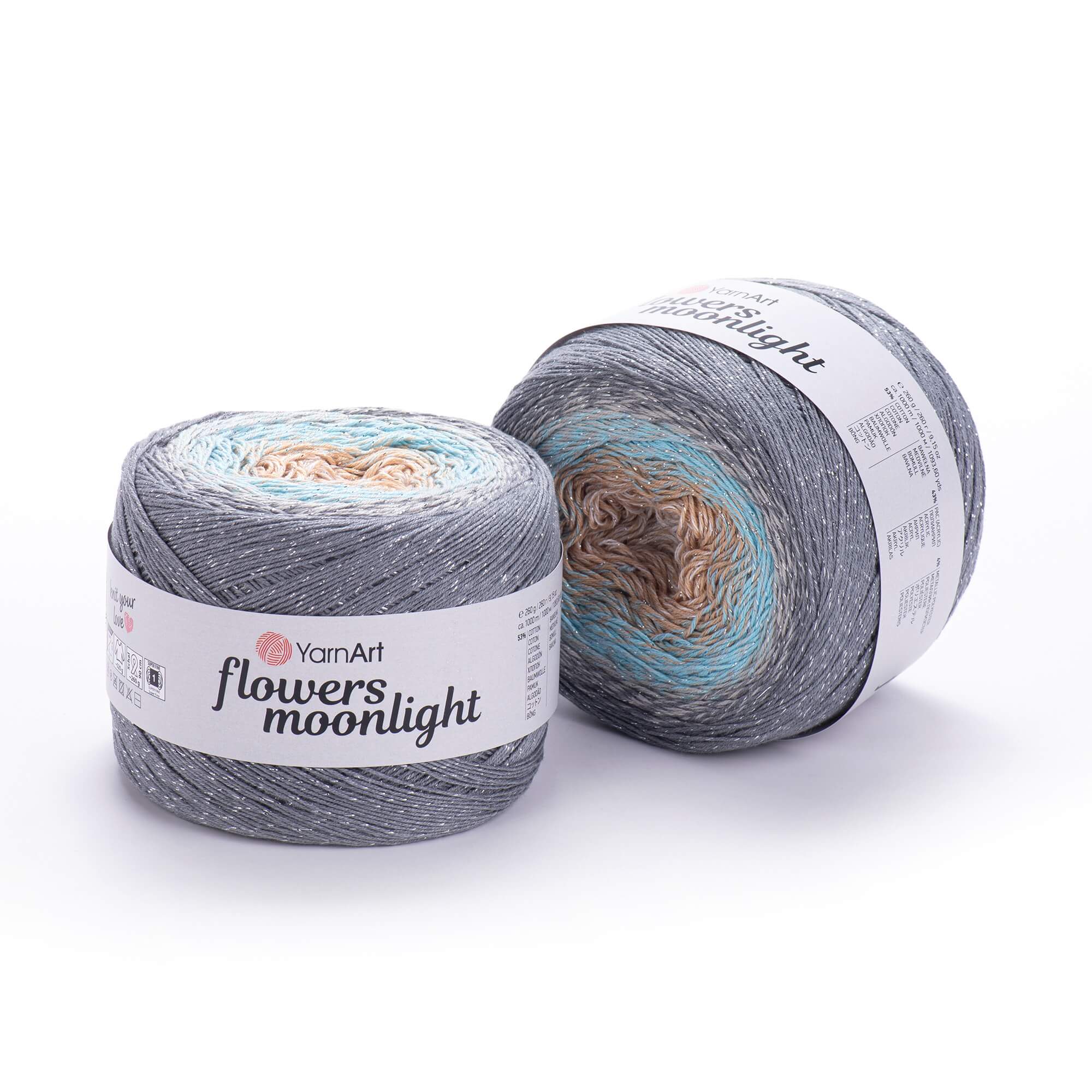 YarnArt Flowers Moonlight 260g