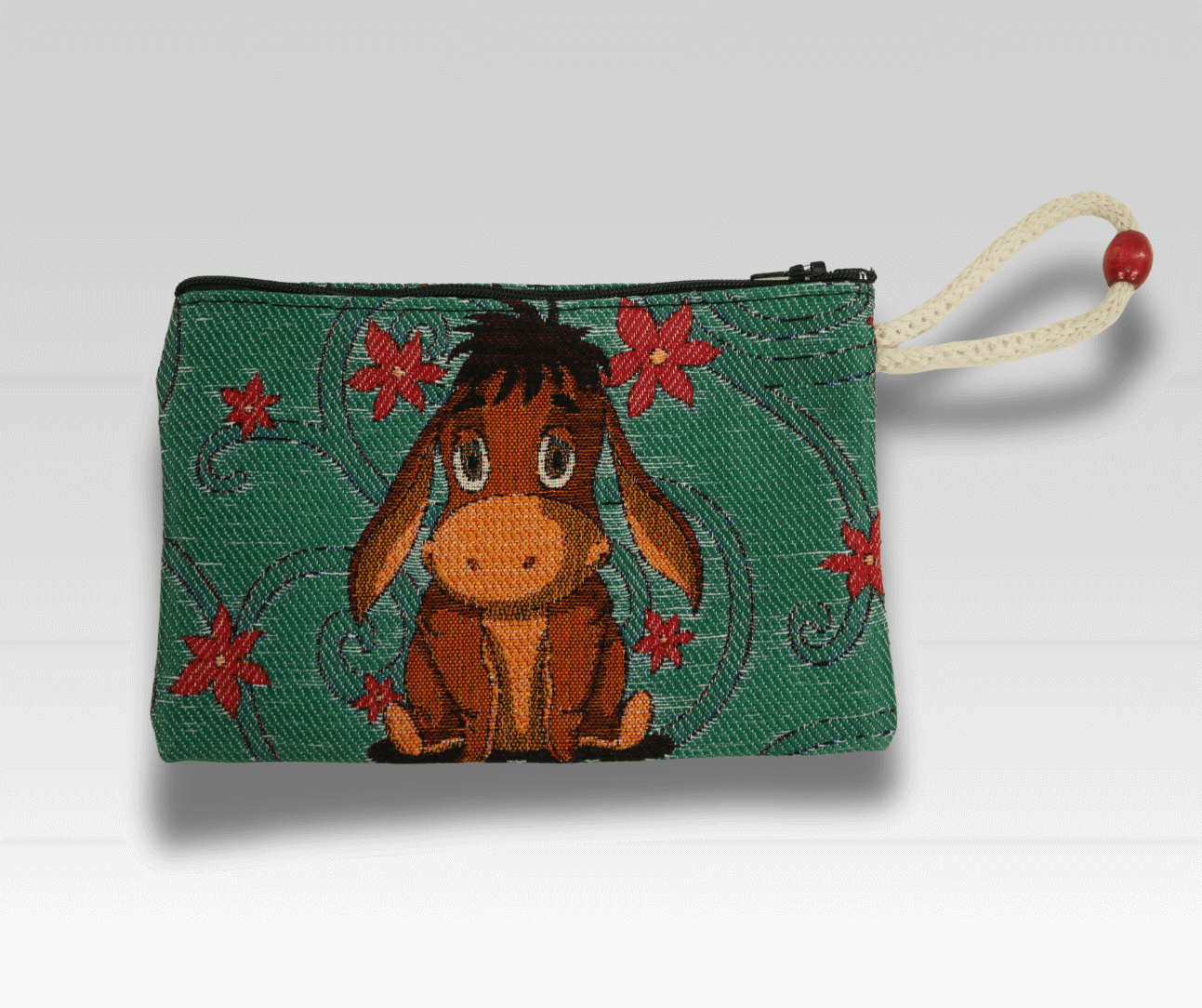 Zubehörtasche mit Motiv – z. B. bunte Katze | Für Strick- & Häkelprojekte