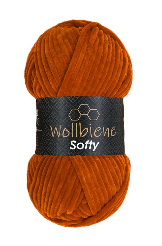 Wollbiene Softy Chenille Wolle 100gr super Bulky