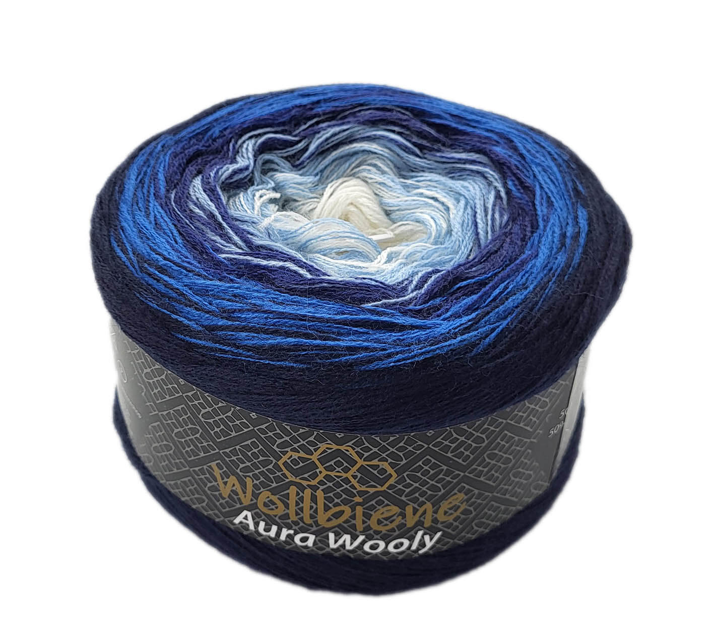 Wollbiene Aura Wooly  Bobbel 200g Farbverlauf 700m