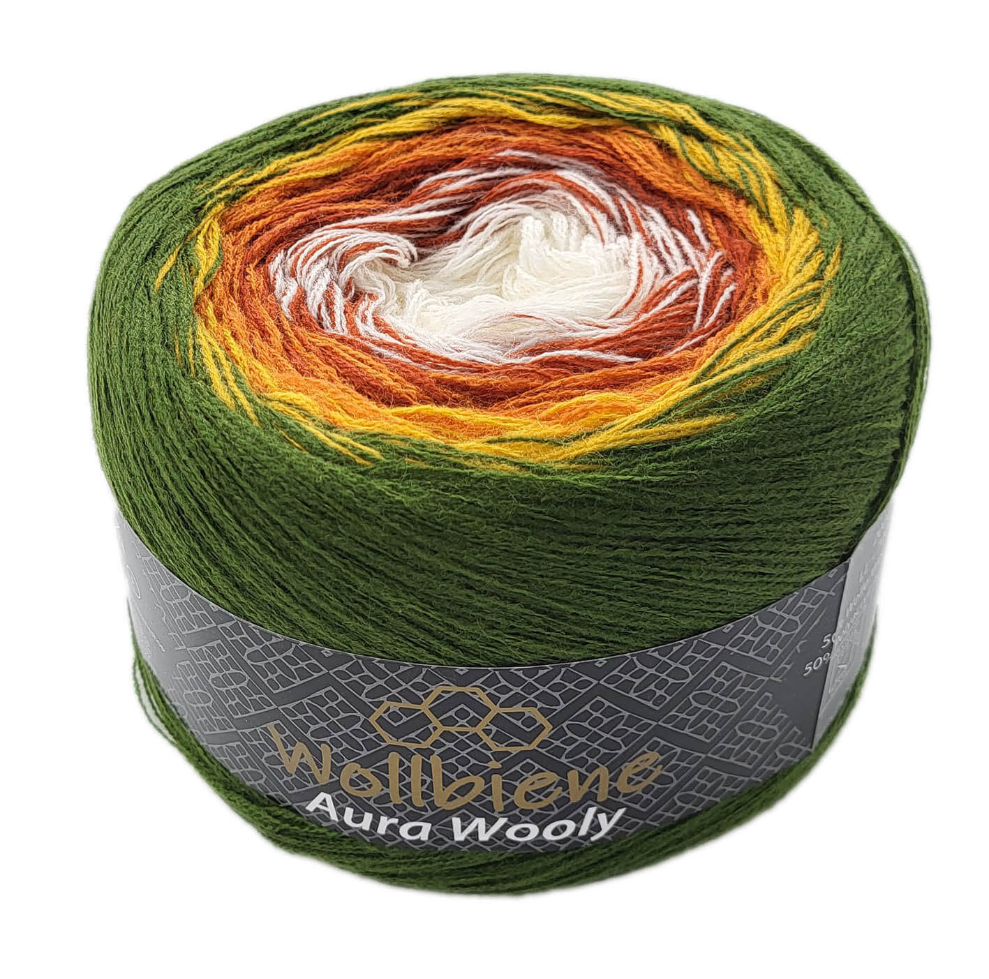 Wollbiene Aura Wooly  Bobbel 200g Farbverlauf 700m