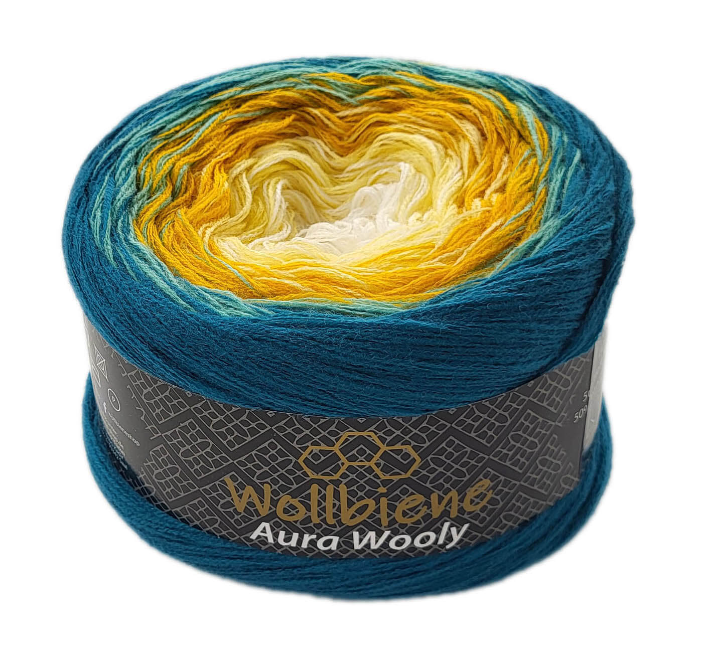 Wollbiene Aura Wooly  Bobbel 200g Farbverlauf 700m