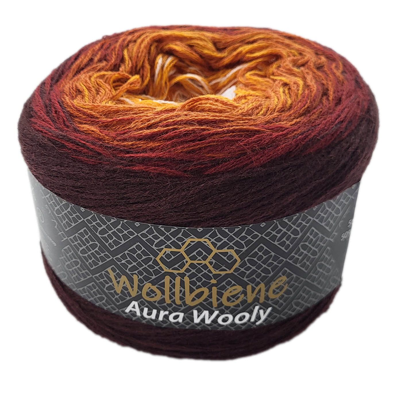 Wollbiene Aura Wooly  Bobbel 200g Farbverlauf 700m