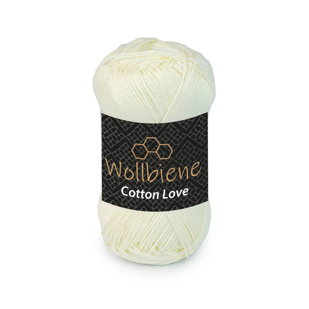 Wollbiene Cotton Love Baumwollgarn 50g / 125m – 100% Baumwolle – Häkelgarn