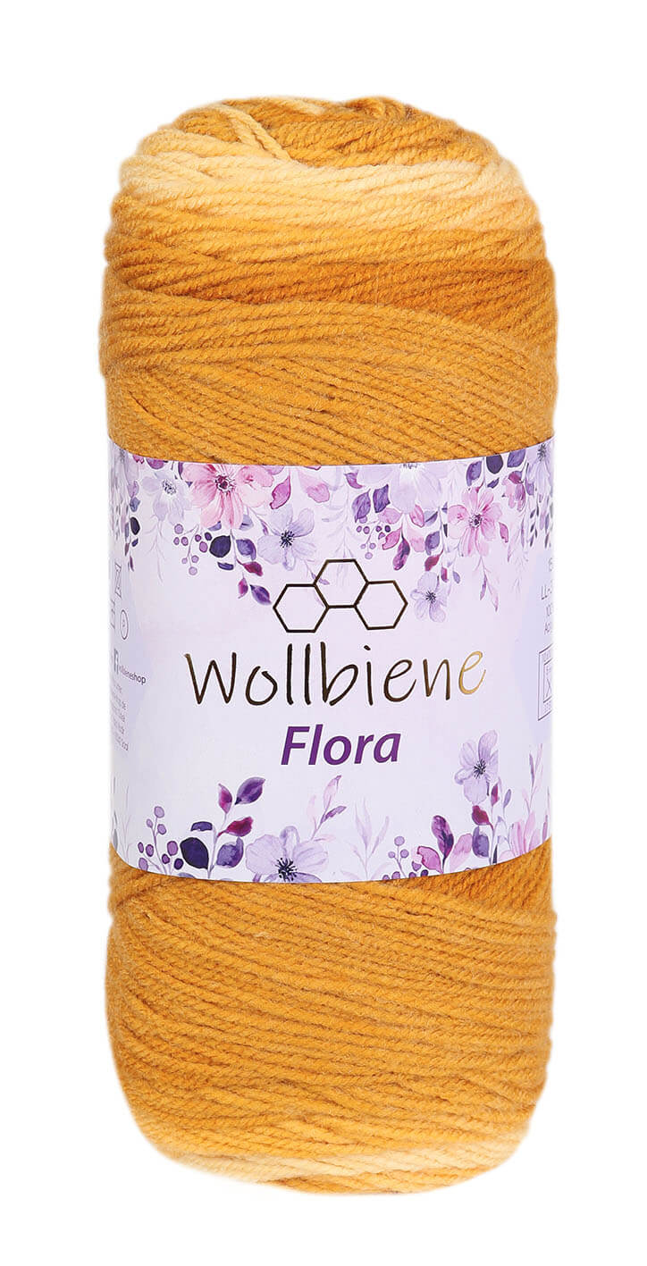 Wollbiene Flora Farbverlaufswolle 150gr