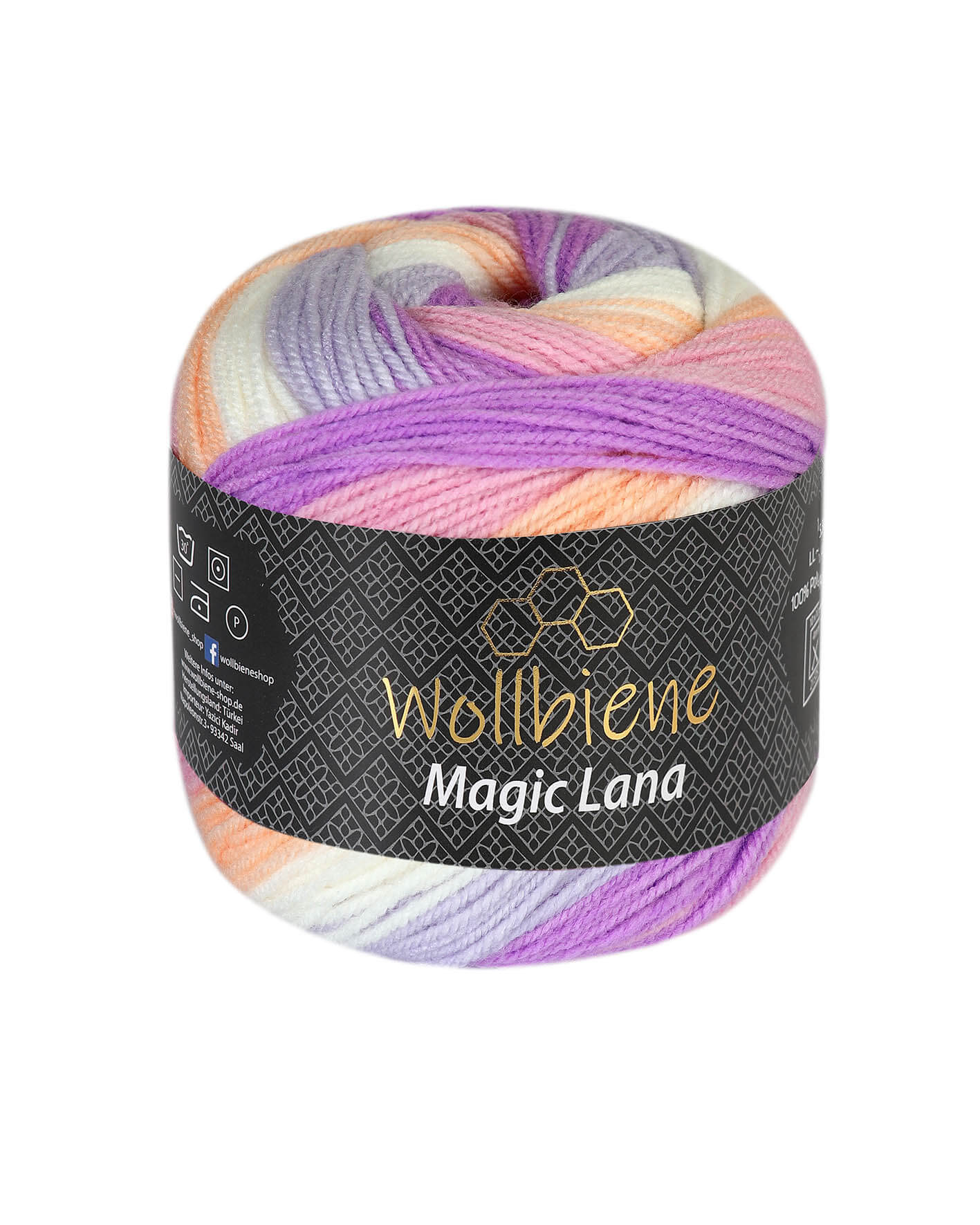 Wollbiene Magic Lana Farbverlaufswolle 150gr