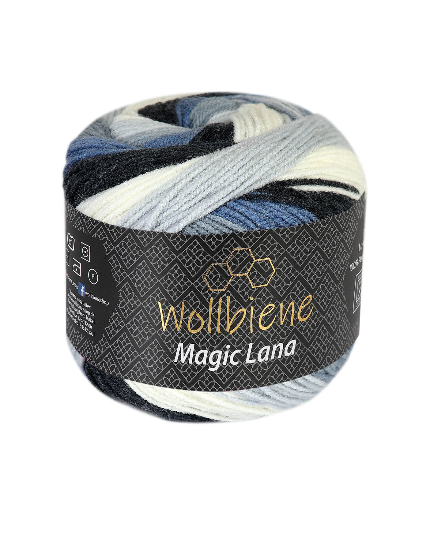 Wollbiene Magic Lana Farbverlaufswolle 150gr