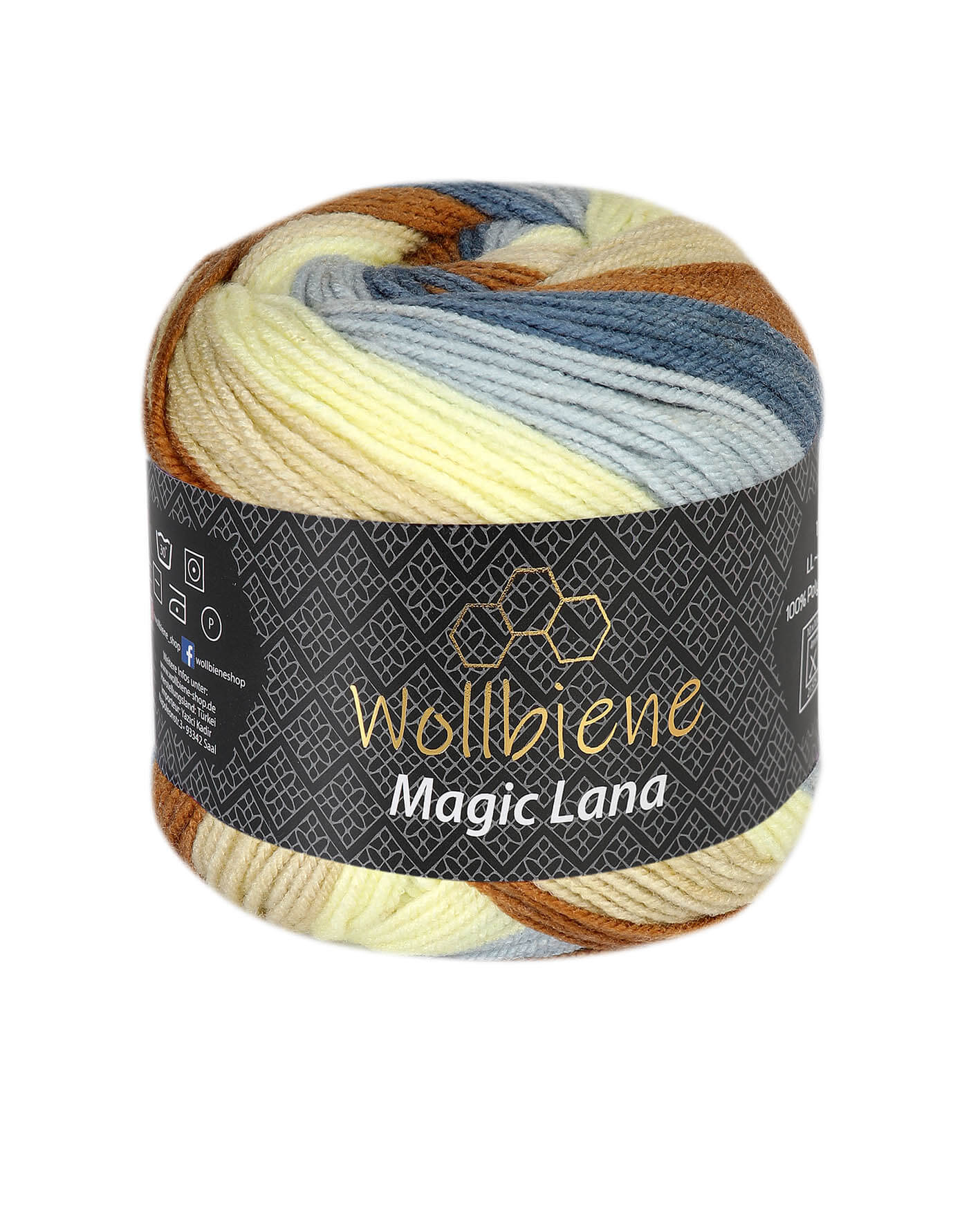 Wollbiene Magic Lana Farbverlaufswolle 150gr