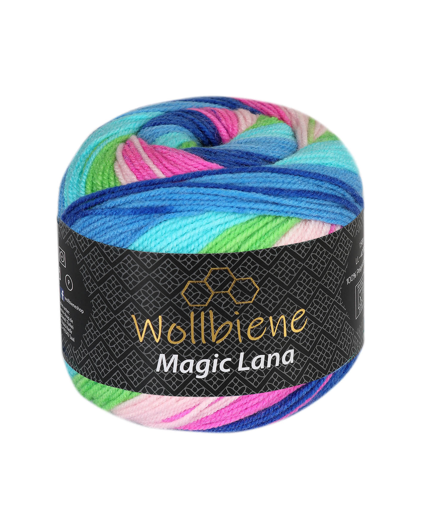 Wollbiene Magic Lana Farbverlaufswolle 150gr