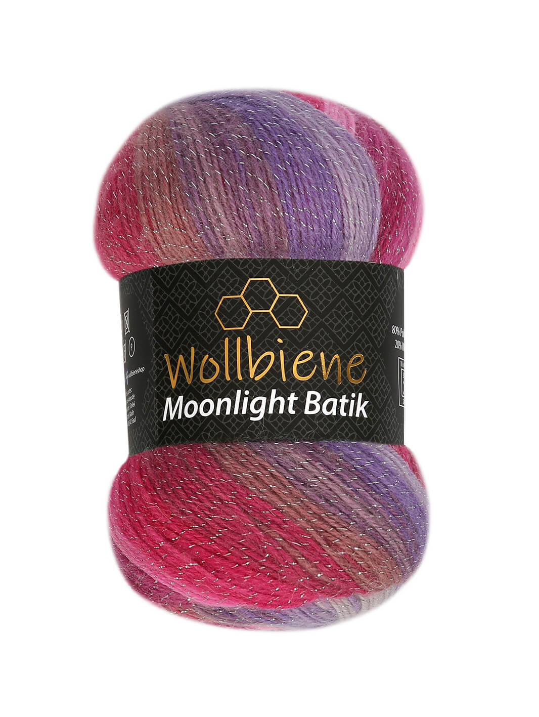 Moonlight Glitter Batik Gradient Yarn 100g 
