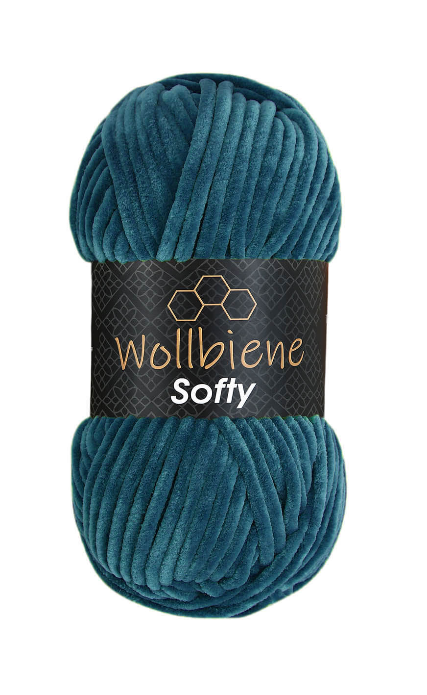 Wollbiene Softy Chenille Wolle 100gr super Bulky