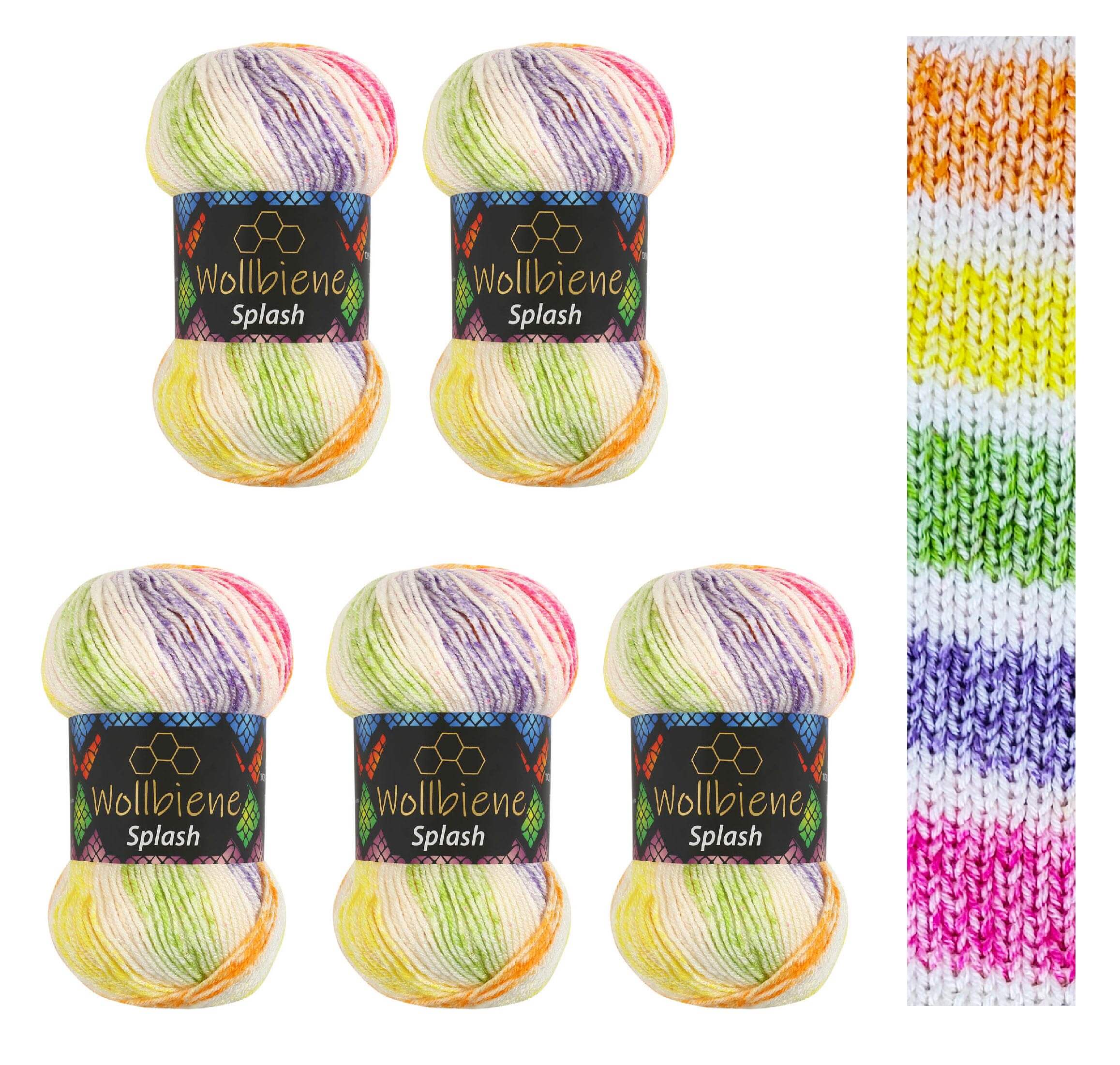 Wollbiene Splash Antipilling Gradient Wool 100gr 