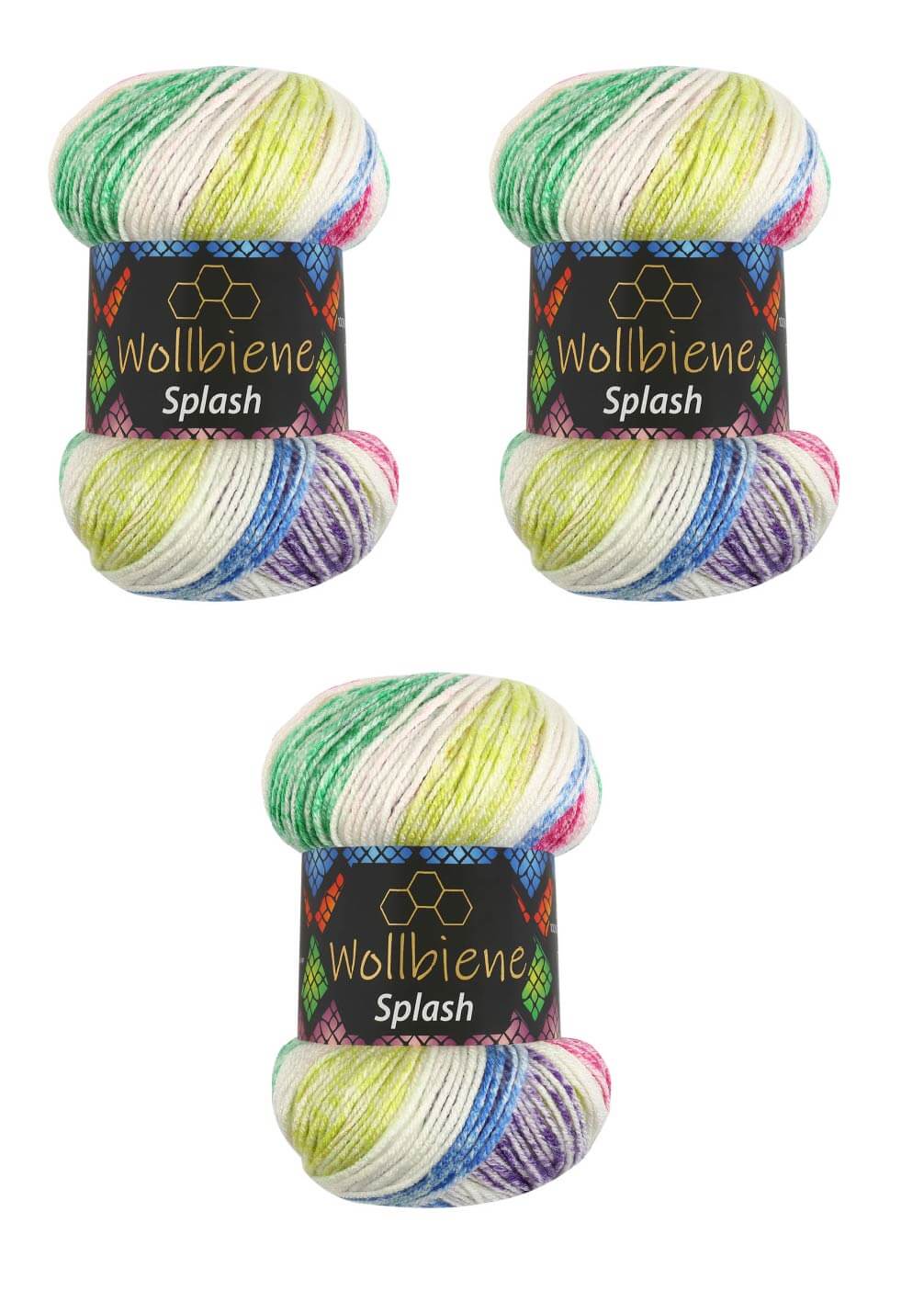 Wollbiene Splash Antipilling Gradient Wool 100gr 