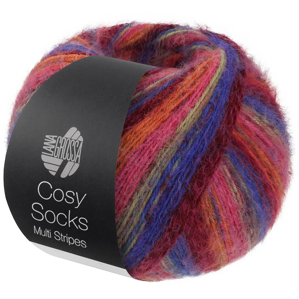 Lana Grossa Cosy Socks Multi Stripes