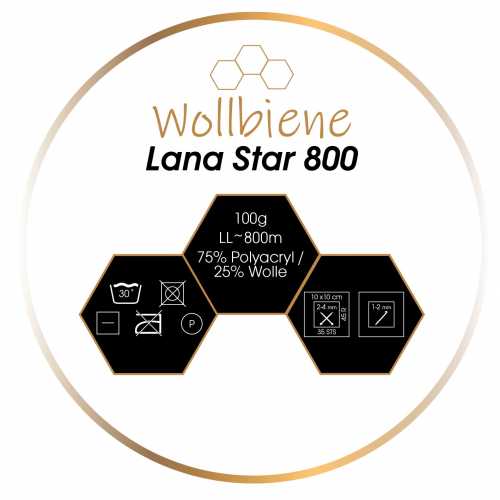 Lana Star 800 hellbraun 17